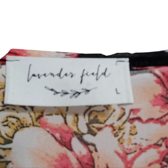 floral sheer kimino style robe - Picture 4 of 4